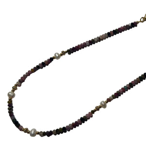 Tourmaline & Pearl Necklace 005 - image