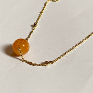 Peach Fuzz Pendant Necklace - image