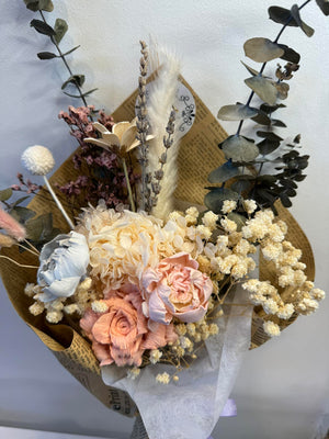 Rustic Bouquets: Blush & Earthy - image