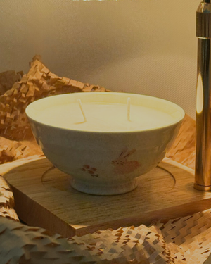Pink Bunny Bowl - Sinta Candle - image