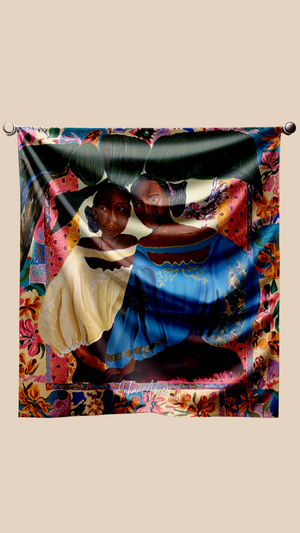 Mari at Tes Silk Scarf - image