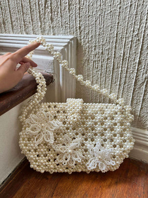 Belle Beaded Shoulder Bag - image