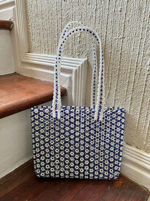 Eliza Beaded Mini Tote Bag - image