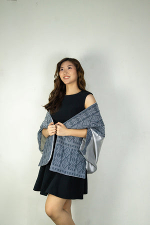 Multi-Way Kimono in Gray Yakan - image