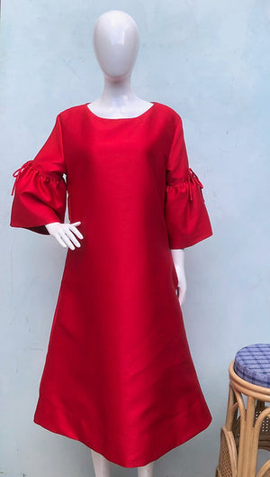 Nina Gazar Dress with Sleeves - image