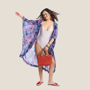 Layag Flowy Kimono - image