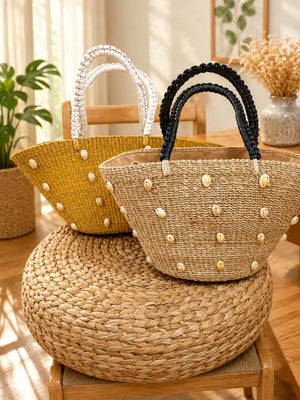 Clara Abaca Shell Bag - image