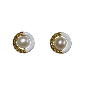 57 FRESHWATER PEARL EARRINGS - image