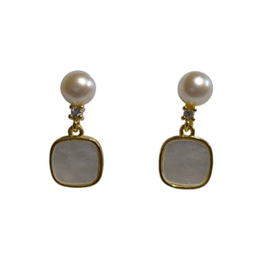 59 FRESHWATER PEARL EARRINGS - image