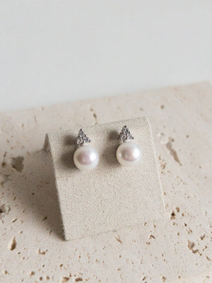 MINA Freshwater Pearl Earrings - image