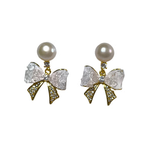 60 FRESHWATER PEARL EARRINGS - image