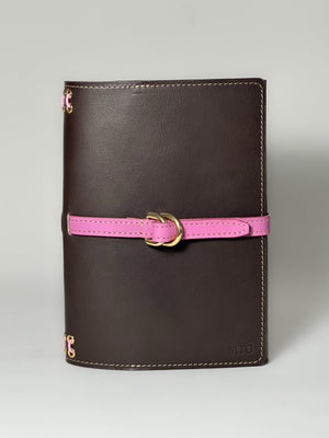Classic A5 Tri-fold in 'Dark Brown' - image