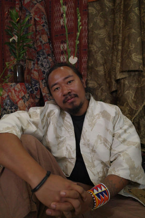 Perlas Reversible Kimono Jacket - image