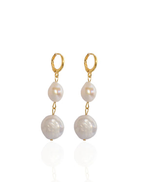Hoop Baroque Earrings - image