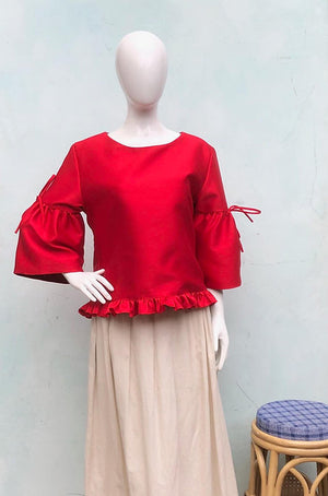 Angeria Gazar Top with Sleeves - image