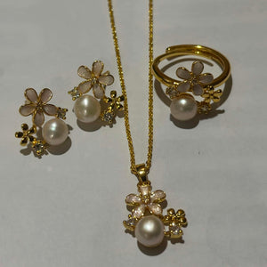 Freshwater pearl set 700 - image