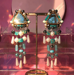 Mirror Mirror Earrings in Sky - image