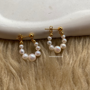 Erin Freshwater Pearl Earrings - image