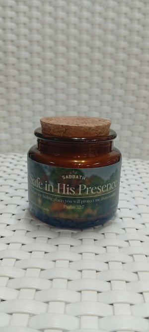 Safe in His Presence Candle - image