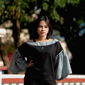 Binakol teal top - image