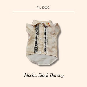 Mocha Black Pet Barong by Fil Dog - image