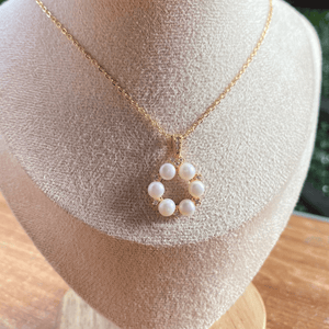 Arabella Freshwater Pearl Pendant Necklace - image