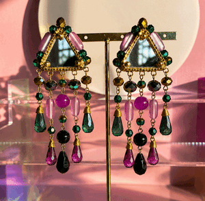 Mirror Mirror Earrings in Mystique - image