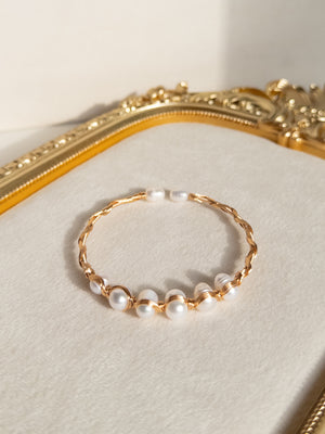 MAHA Freshwater Pearl Bangle - image