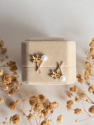 THEA Freshwater Pearl Earrings - image