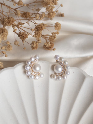 SHAZA Freshwater Pearl Earrings - image