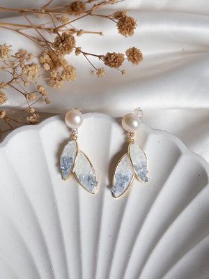 REESHA Freshwater Pearl Dangling Earrings - image