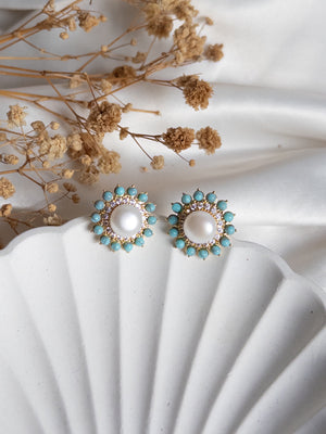 FAYRUZ Freshwater Pearl Earrings - image