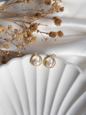 RANIA Freshwater Pearl Earrings - image