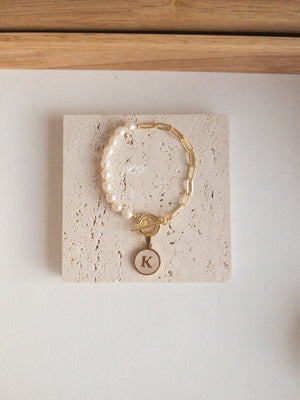 SALLY Pearl Chain Bracelet - image