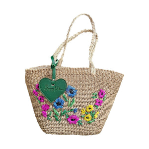 Abaca Embroidered Tote - image