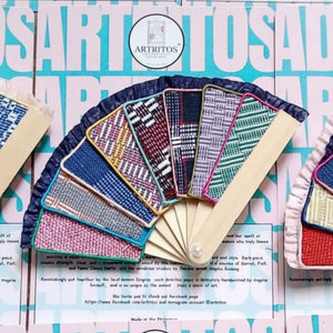 Abaniko Brooch - image