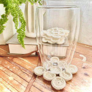 Six Circle Crochet Coaster - image