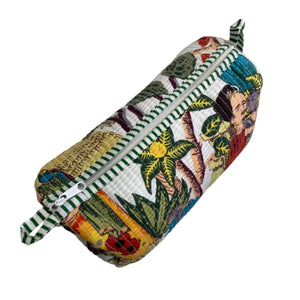 Indian Block Print Travel Pouch - image