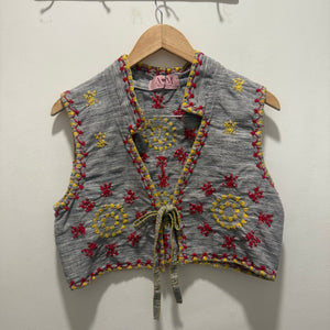 Handwoven Short Vest - image
