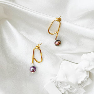 Nicole Pearl Earrings - image