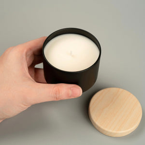 Soy Candle in Tin Can with Cover - image