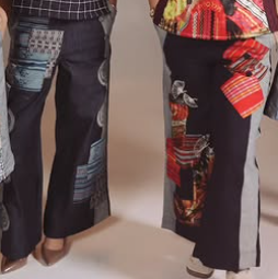Assorted Patched Pants - image