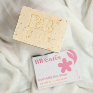 BB CARES GOAT MILK OATMEAL COLLAGEN BAR SOAP - image
