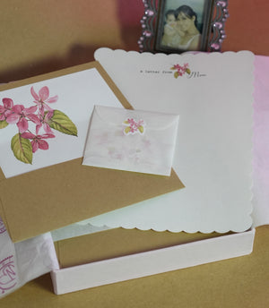 Letter Writing Set with sticker seals - image