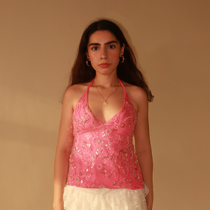 The Reeta Top in Pink - image