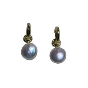 Big Loop Earring Coin Pearl 13 - image