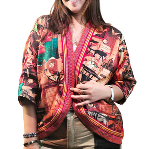 Manila Long Back Cardigan - image
