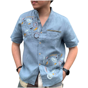 Pagulong Mandarin Collar Polo - image