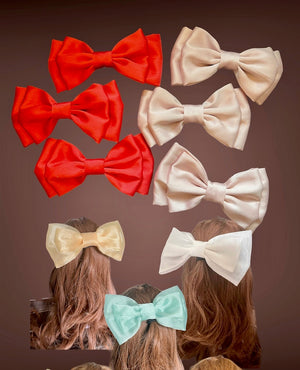 Bow gown fabric - image