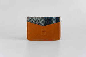 Kalinga (Navy Blue) Leather Card Holder - image